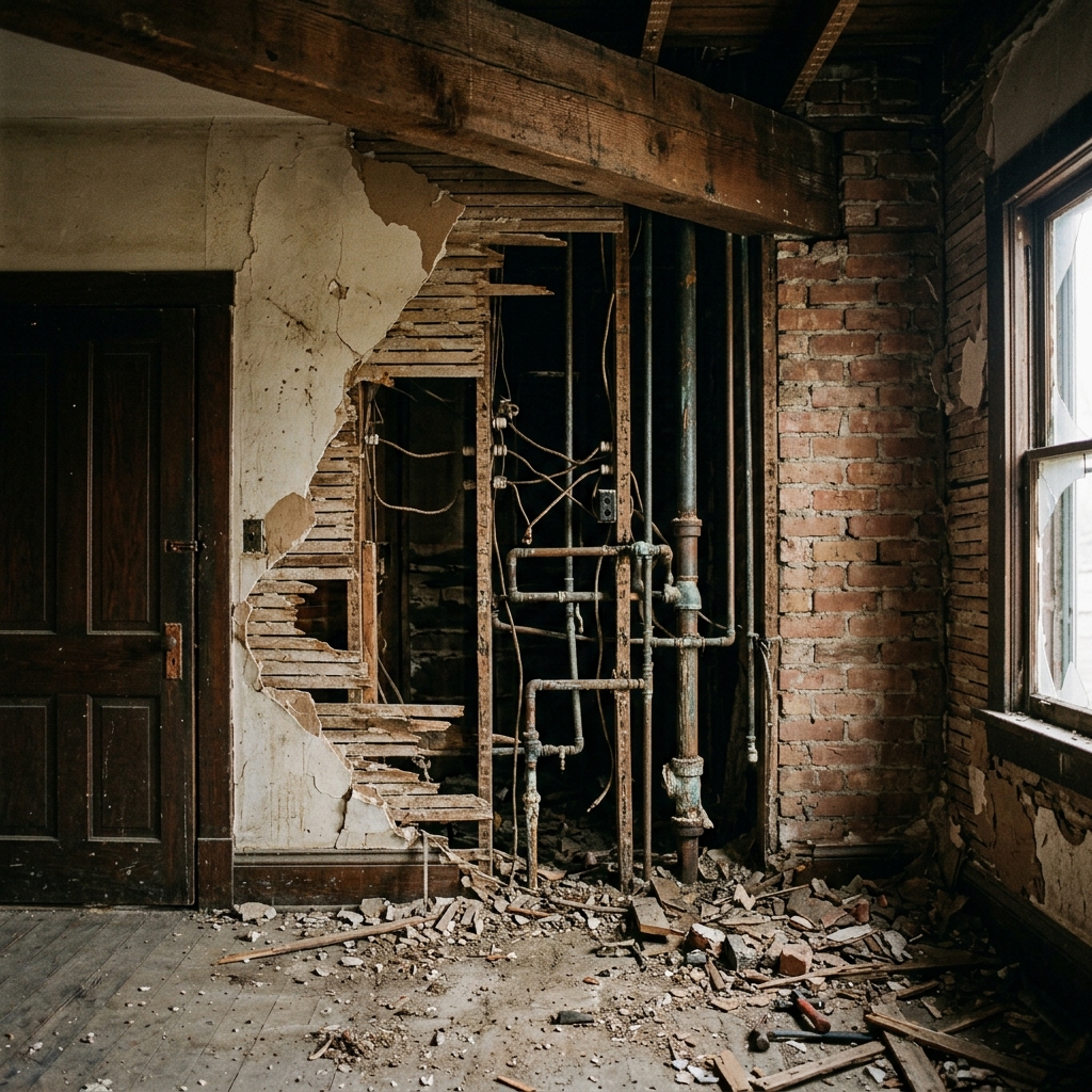 What Demolition Day Reveals When Removing Older Bathroom Walls in Salt Lake City